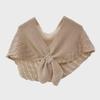 Women's Knitted Korean Cloak: Versatile Office Scarf & Shawl