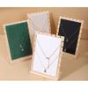 PU Jewelry Display Stand Wood Bangle Storage Rack New Earrings Shelf  Jewelry