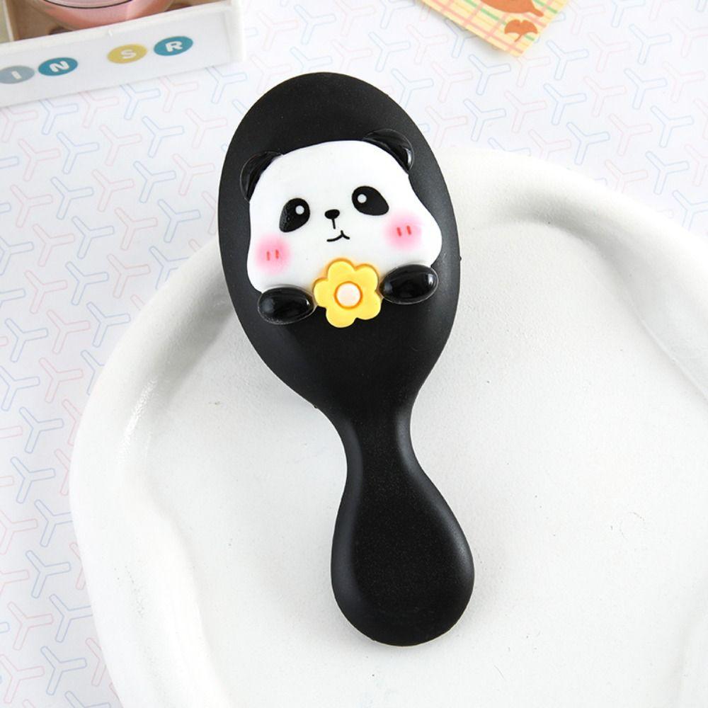 Kawaii Cartoon Animal Airbag Hair Comb Durable Makeup Tool Massage Comb Cute Anti Static Panda Hair Brush Travel