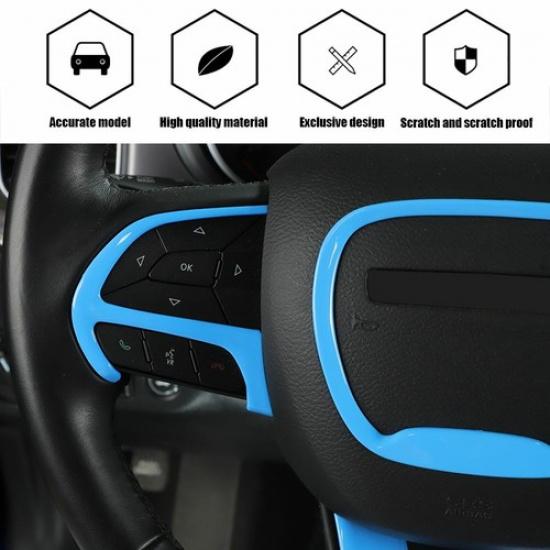 Car ABS Steering Wheel Frame Cover Trim for Dodge Challenger/Charger/Durango 15+