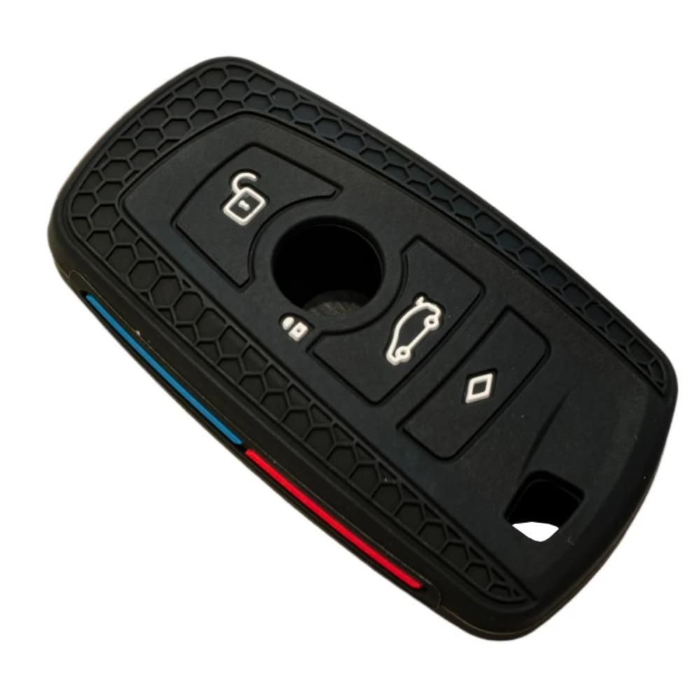 

Silicone Car Key Case Cover For BMW 1 2 3 4 5 6 7 Series M3 M4 M5 X1 X3 X4 X5 X6 F36 F25 F26 F30 F34 F10 F07 F20 Z10 G30 F15 F16 чорний