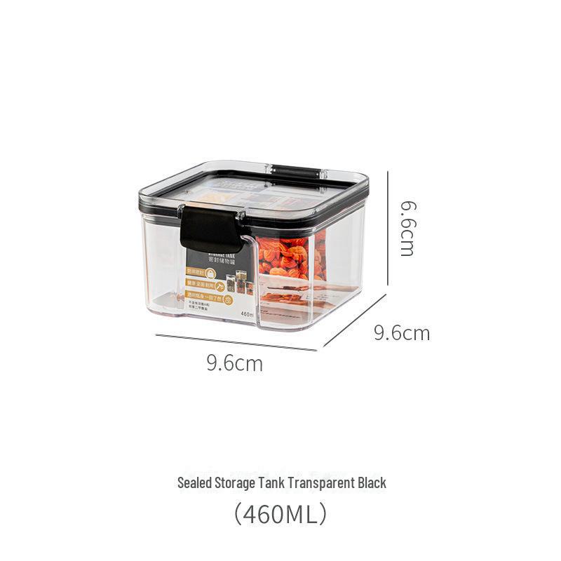 Kitchen Food-Grade Transparent Plastic Sealed Pickle and Grain Storage Jar