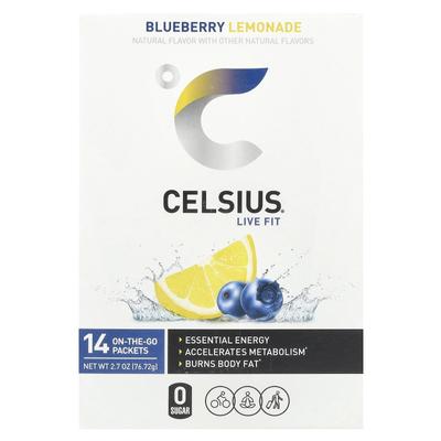 Live Fit, Blueberry Lemonade, Portable 14 Pack, 0.19 Oz (5.48 G) Each