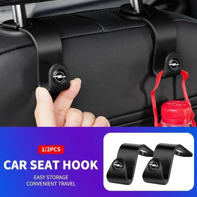 Car Seat Headrest Hook Car Interior Back Seat Organizer Hanger For Opel Astra Insignia Mokka Zafira Corsa Vectra Antara Meriva KC5