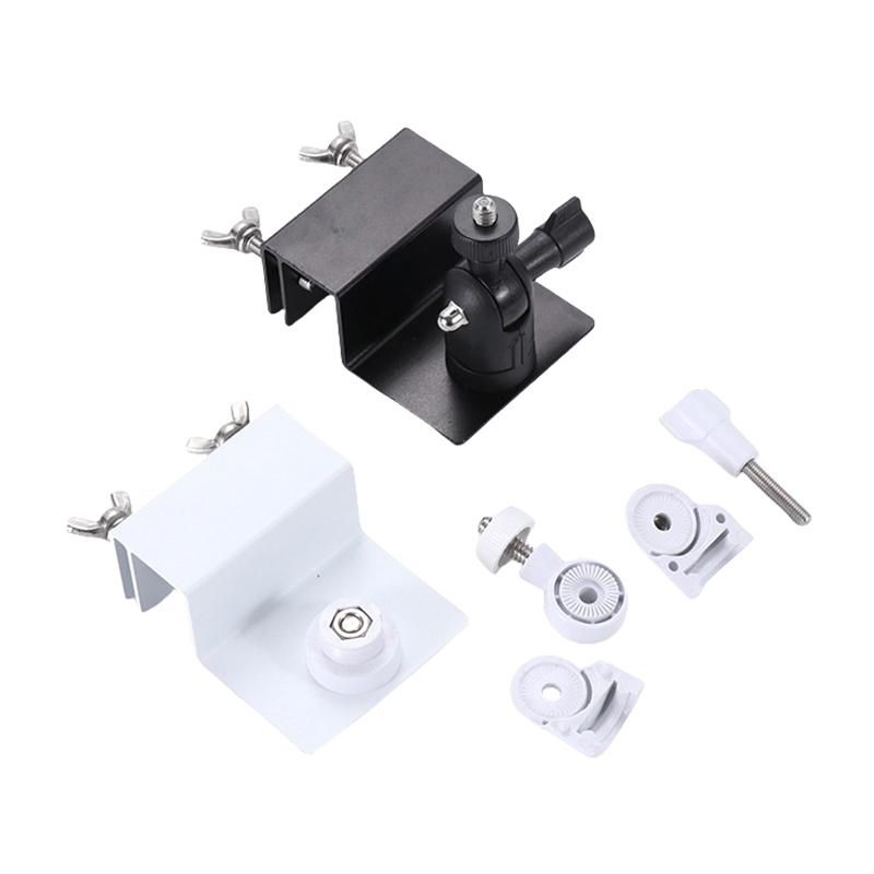 Specjalny wspornik monitorujący do rynny deszczowej, odporny na warunki atmosferyczne wspornik do montażu na rynnie z uniwersalnym adapterem śrubowym, regulowany do kamer