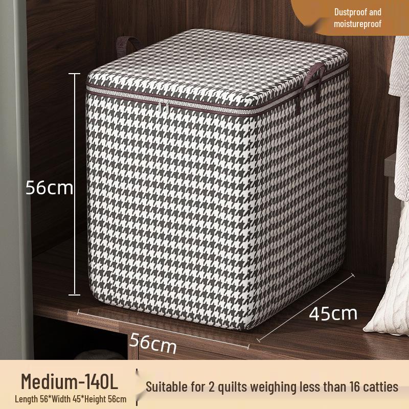 Waterproof Fabric Storage Bag - Large Capacity for Quilts, Comforters, and Closet Clothes