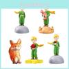 Creative New Little Prince Diy Resin Crafts Fox Cake Baking Eternal Flower Mini Ornaments