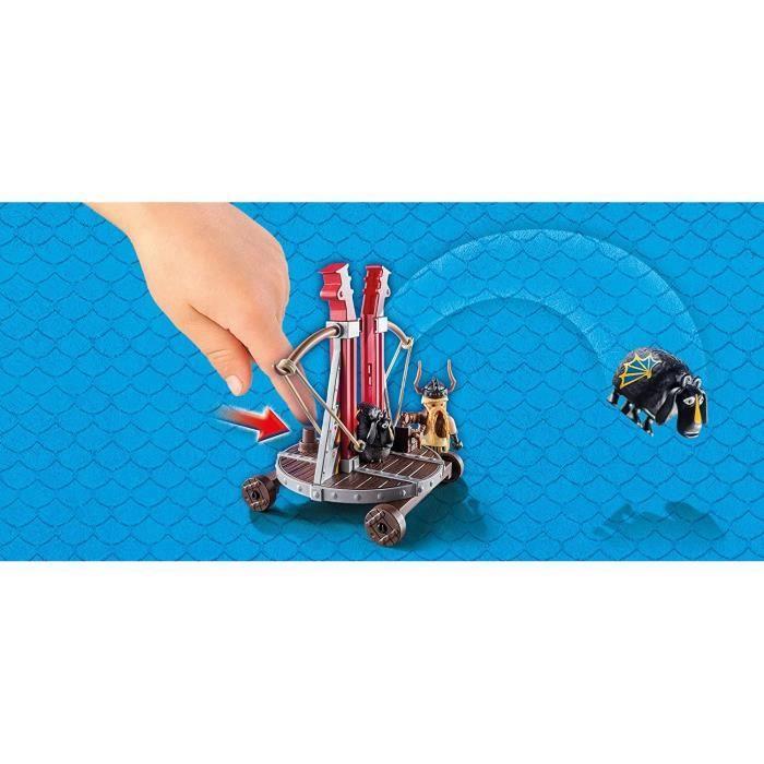 Playmobil - Dragons - Gueulfor with Sheep-launching Ballista