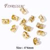50Pcs/Lots Ear Locking For Studs Earing Plug 14K Gold Plated Earring Backs Stopper Supplies For Jewelry,DIY Earring Accessories