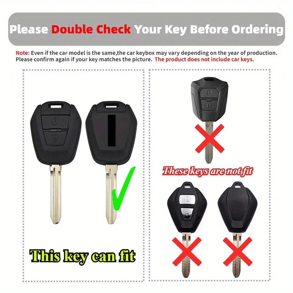 Silicone Car Key Fob Cover for Isuzu D Max Mu-x V-Cross Rodeo F Series Bison with Keychain Honeycomb Texture Wear Resistant Car Remote Key Sleeve