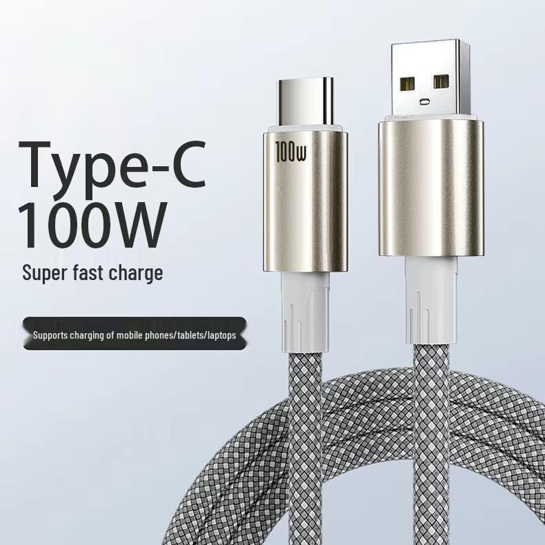 

6A Type-C Data Cable for Huawei, Honor, Xiaomi - 66W Super Fast Car Charger 1.2m
