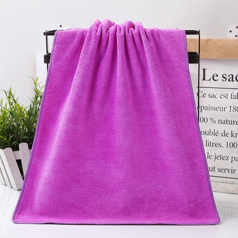 

Очень большое банное полотенце из микрофибры, мягкое, хорошо впитывающее и быстросохнущее, многофункциональное для спорта, салонов красоты и отелей. 120X200CM средний фиолетовый