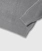 LEMAIN SECOND Oversized Voluminous Washable Crew Neck Hacci Knit [Gray]
