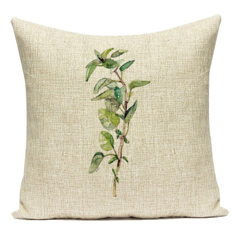 Flowers Plant Animals Whale Cats Horse Owl Decorative Pillows Polyester Cushion Cover for Sofa Home Living Room Almofadas