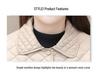 2025 Women's Elegant Quilted Diamond Jacket - Autumn/Winter Lightweight Casual Style