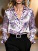 Fashionable women's blouses, elegant in style, long-sleeved shirts, suitable for different seasons, can be worn for daily use or for work.