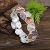 Enamel-colored Square Geometric Elastic Bracelet for Ladies, Stylish and High-end, with Irregular Square-shaped Design.