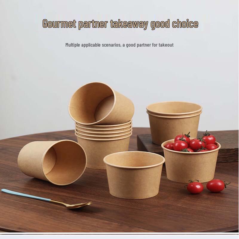 Natural Disposable Paper Bowls