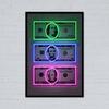 Neon Money Canvas Art Paintings Money Art Dollar Sign Print Poster Pop Street Decorative Pictures Home Office Murals Unframed