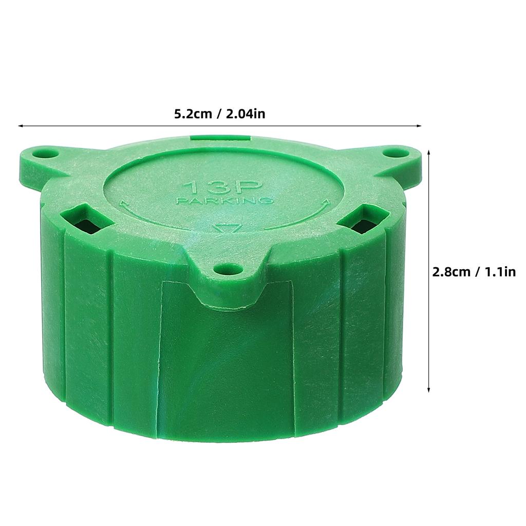 Plug Dust Cover Trailer Supplies Connector 13 Pin Alignment Cap Socket Protector