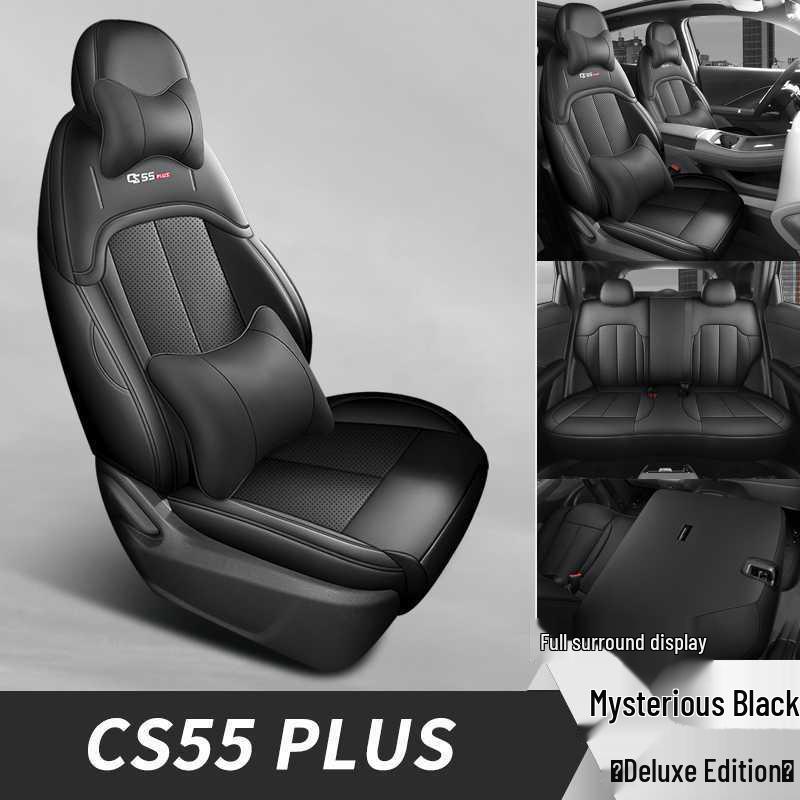 Fourth Gen Changan CS55 PLUS Seat Covers: 26 Model-Compatible, Fully Enclosed, Four-Season Car Seat Cushions.