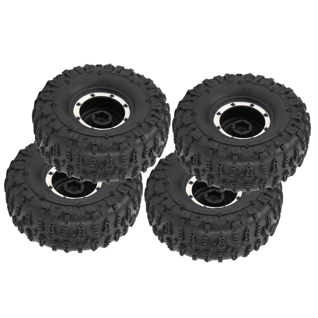 4PCS 1/10 Remote Control Car Hub Tire Set for Traxxas Trx4/HSP/Tamiya Axial SCX10 D90