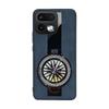 For Realme 16 Pro Case Business Gyro top Bracket Ring Holder Shockproof sheepskin Leather Soft Silicone Fashion for Realme 16 Pro Plus Back Cover