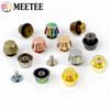 5/10/20Pcs Meetee Metal Nails Buckle Handbag Bottom Protecting Feet Bucket Shape Flat Studs Screw Rivets Bag Leather Accessories