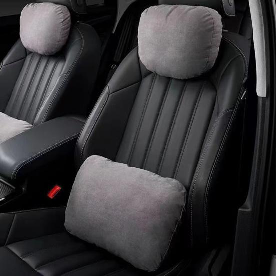 Universal Car Headrest Pillow for Mercedes S-Class Faux Leather Neck Support Cushion All Seasons Comfort Pillow