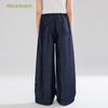 Mucmukn Girls' Lyocell Tencel Wide-Leg Jeans