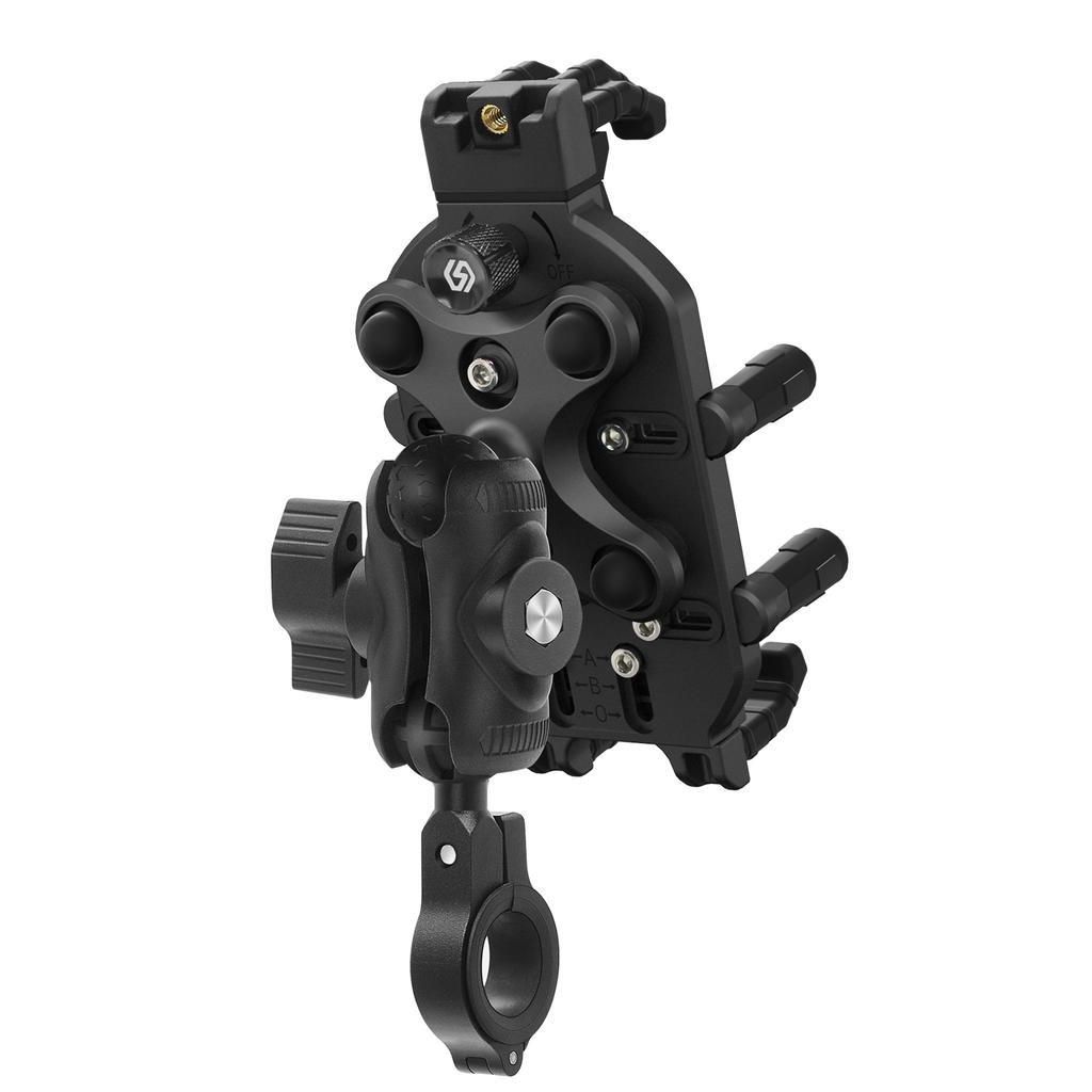 Motorcycle Bicycle Handlebar Phone Bracket QC3.0 USB Charging Mount Stand Holder