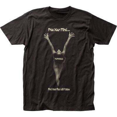 Funkadelic La Tua Coda Ti Seguirà Maglietta Uomo Rock and Roll Musica Band Tee Nera
