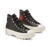 Chuck Taylor All Star Lugged Waterproof Leather High Top Thick Sole Black White Women's 565006C