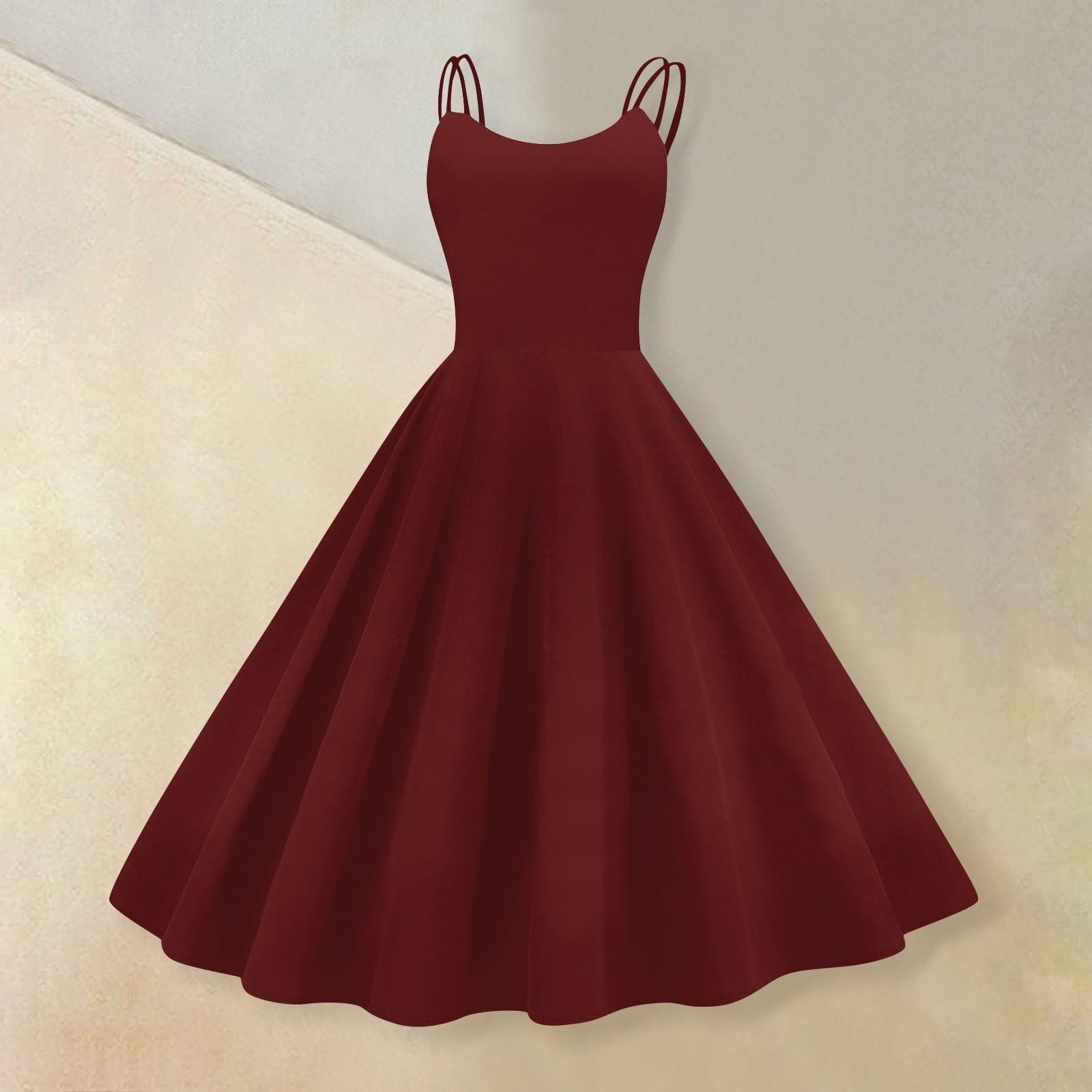 

Женское модное коктейльное платье без бретелек с принтом в готическом стиле, панк, винтажное платье. S винный