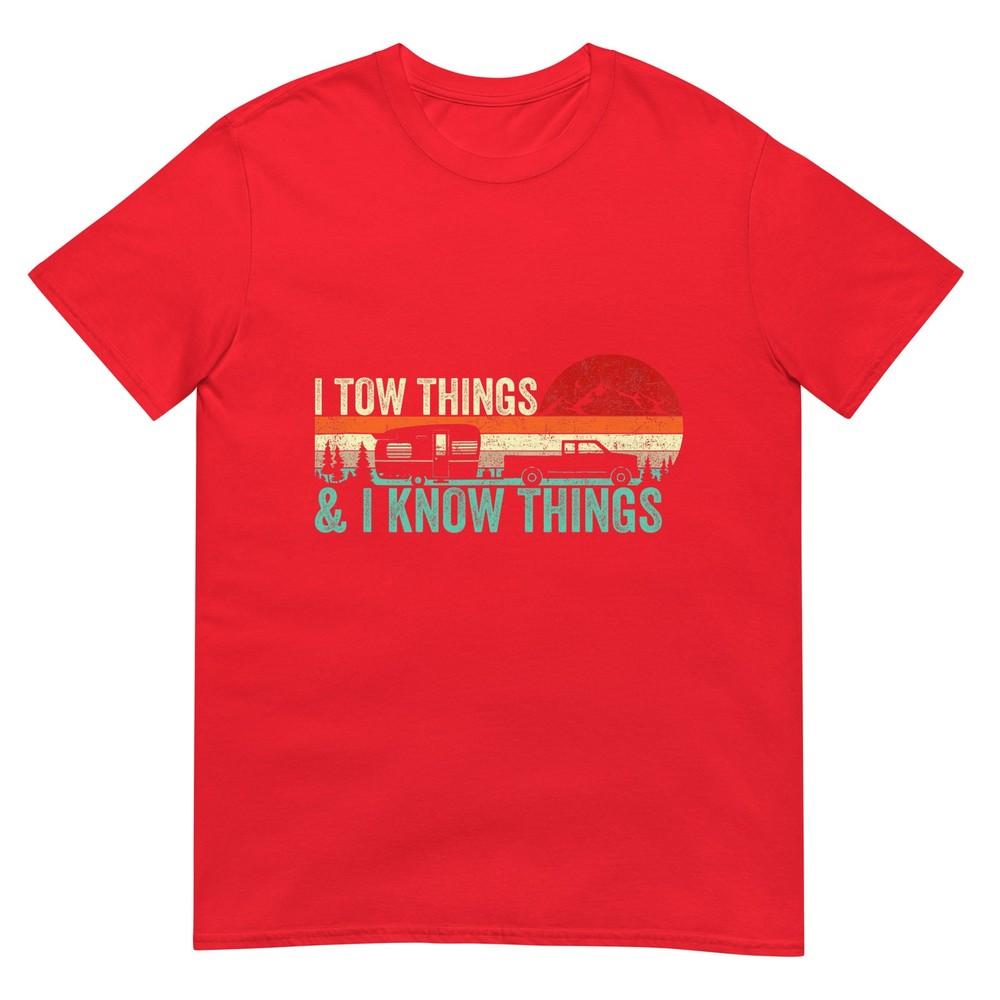I Tow Things And I Know Things Vintage Funny Fathers Day Tshirt S