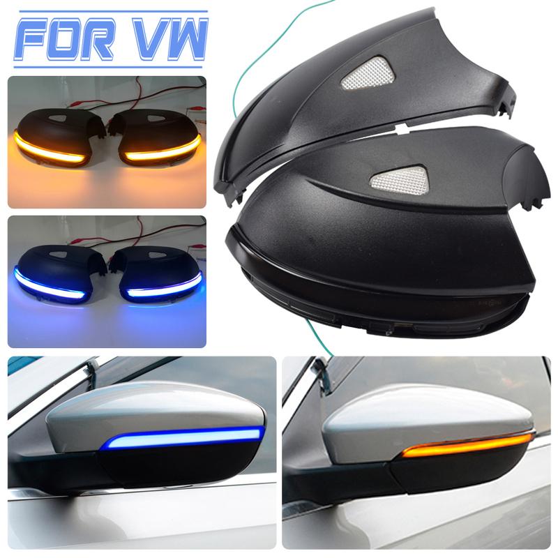 LED Side Wing Dynamic Turn Signal Light Rearview Mirror Indicator for VW Passat CC B7 Beetle Scirocco Jetta MK6