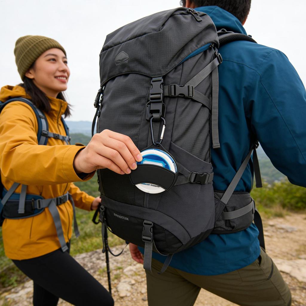 Car Visor Organizer Silicone Waist Clip Magnetic Mount Car Visor Storage For Vent Backpack Chew Can Pouch Women Men Vehicles