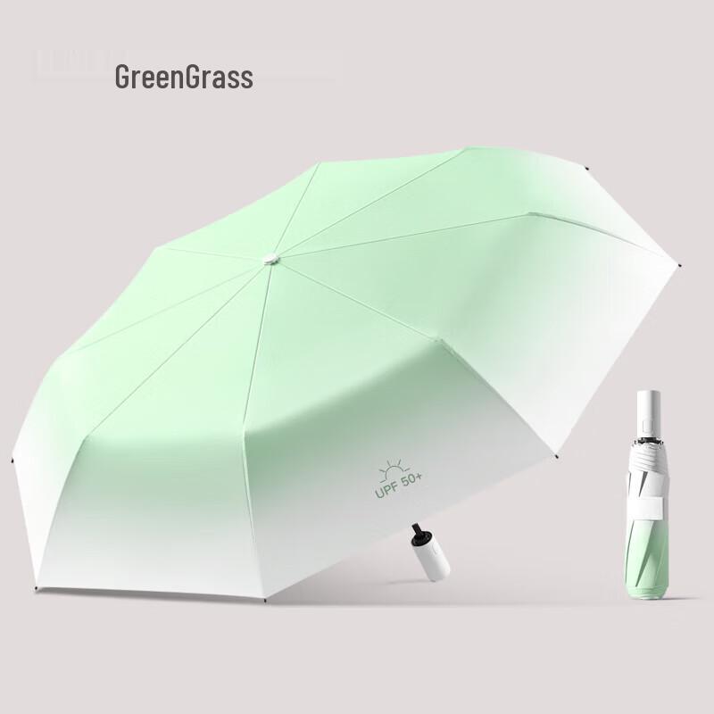MAYDU Automatic UV Protection Tri-Fold Umbrella