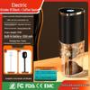 Portable Hand-Crank Coffee Grinder with Foldable Storage for Small Households