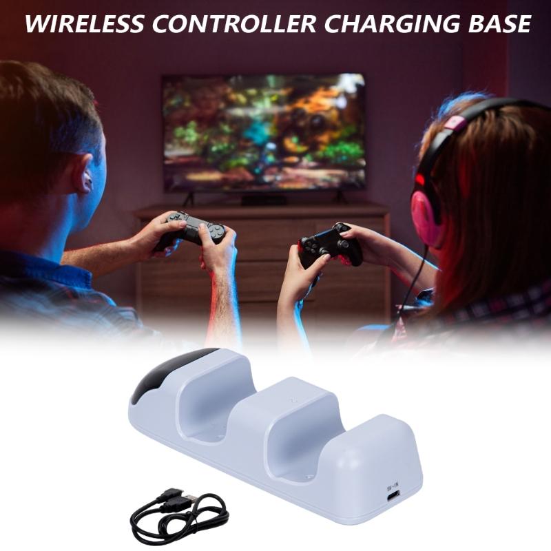 Charging Dock with Double Slot for P5 Controller Charging Stand With LED Light Quick Charging Stand For Gamers