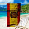 Spain FC Crest Printed Beach Towel, Super Soft Microfiber, Perfect Gift Birthday, for Pool, Beach, Travel, for family and friends