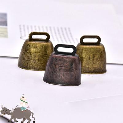 Kuhglocke, Schäferglocke, Vintage-Metall-DIY-Glocke, Anti-Verlust-Windspiel für Haustiere, Anhänger mit hohem Klang