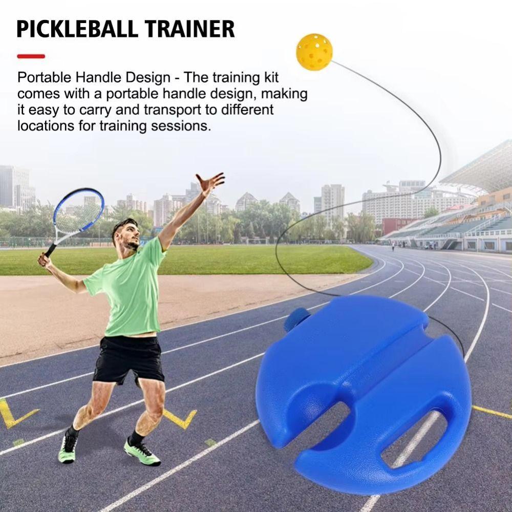 Water-Fillable Tennis Trainer Creative Pickleball Training Aids Pickleball Trainer  Outdoor