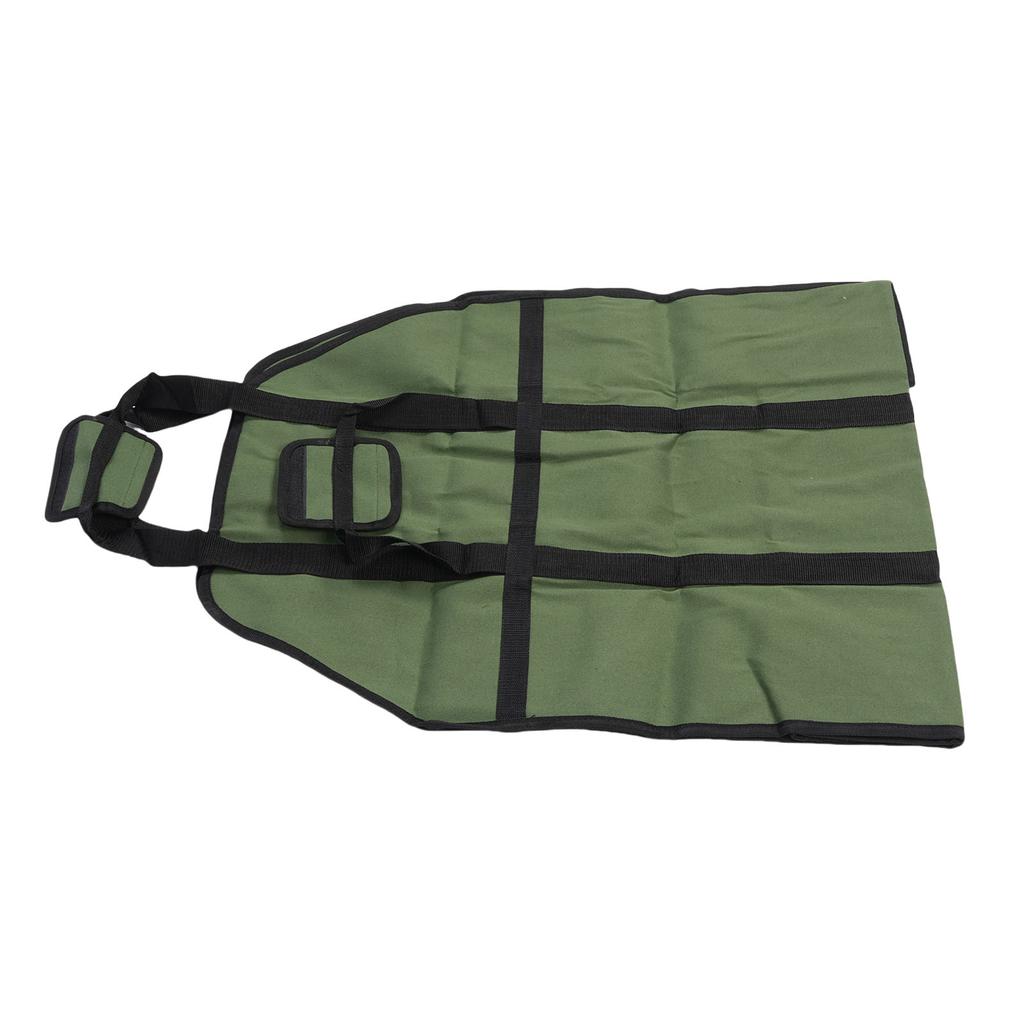 Firewood Bag Carrier Outdoor Wood Carry Storage Holder for Camping Barbecue Charcoal Double Handle Water Proof