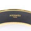 HERMES EmailGM Bangle Shippo Horse Red Plated Gold 33.4g Women Used