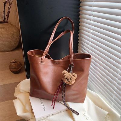 Casual Feminine Shoulder Bag for Work  Large Capacity New Autumn and Winter Retro Versatile Simple Bag