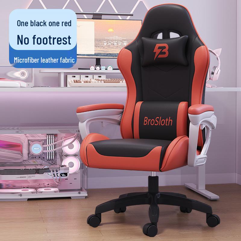Sedia Ergonomica Reclinabile per E-sports 835A - Regolabile, Comoda Seduta Girevole da Gaming per Sedute Prolungate