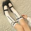1 Pair Lace Ruffle Style Socks Long Socks Girls Breathable Cute Lolitas Socks Sexy Cotton Womens Autumn Thin Calf Socks