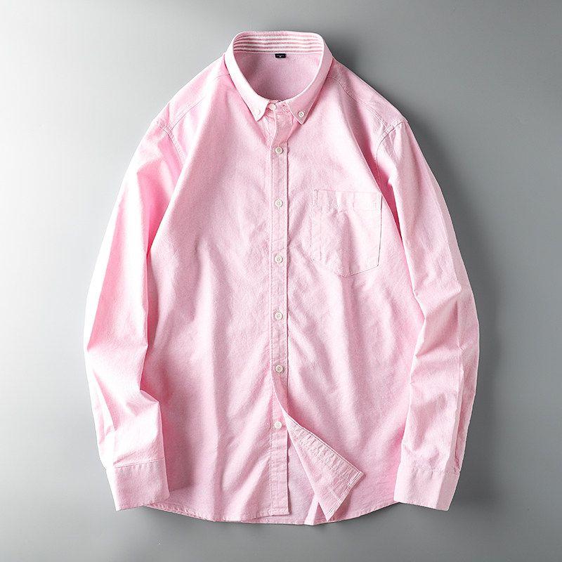 Long Sleeves Cotton Export Cattle Goods Casual White Shirt