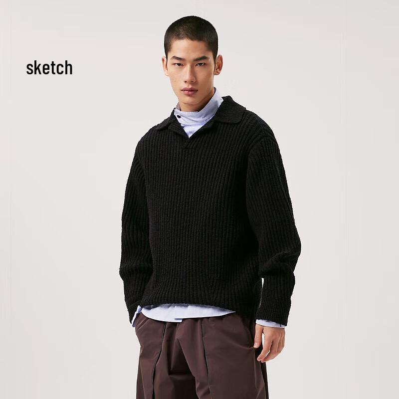 

Мужской пуловер CROQUIS 2024 Весна однотонный L